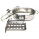 Casseruola Ovale Inox "Super Chef" INOXRIV