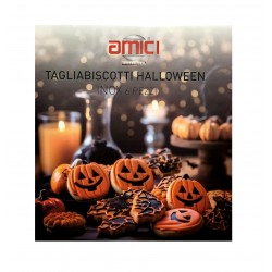 Set 6 stampi tagliabiscotti  "Halloween"